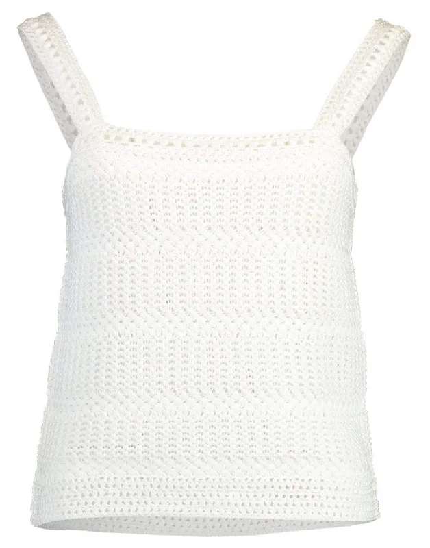 Optic White Crochet Camisole