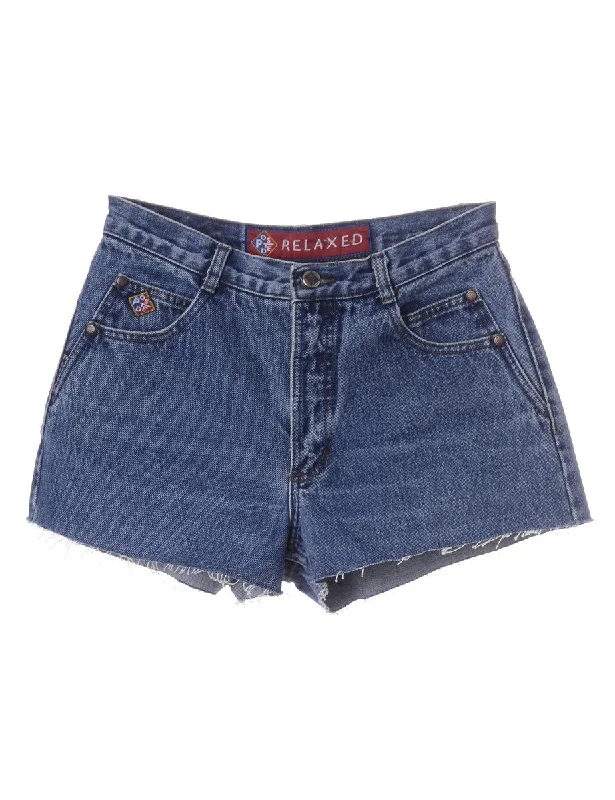 Label Molly Frayed denim shorts