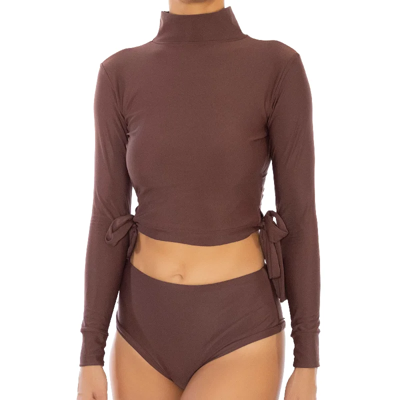 ACOTZ CROPPED TOP CANNELLE