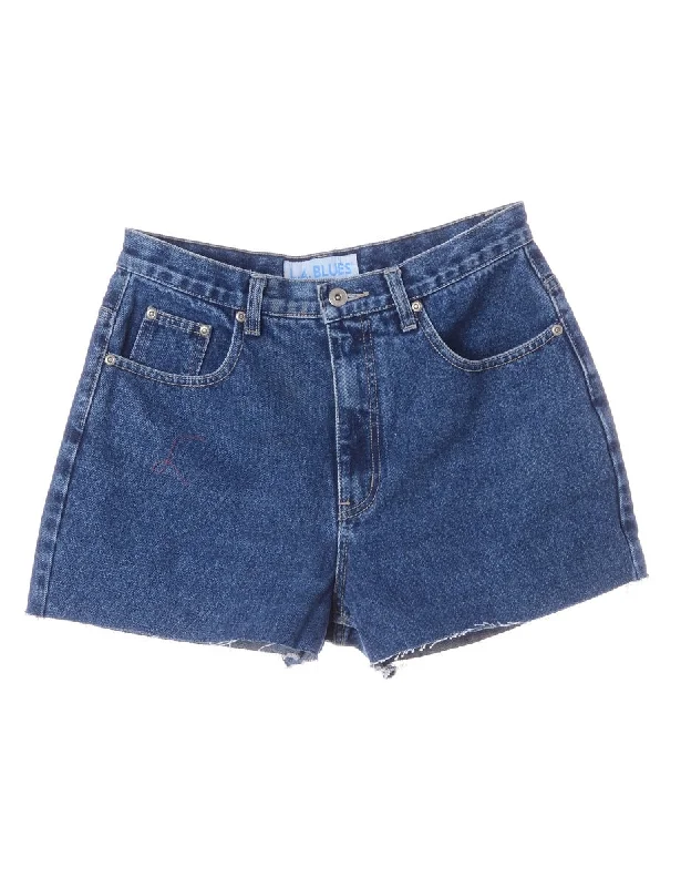 Label Molly Frayed Denim Shorts