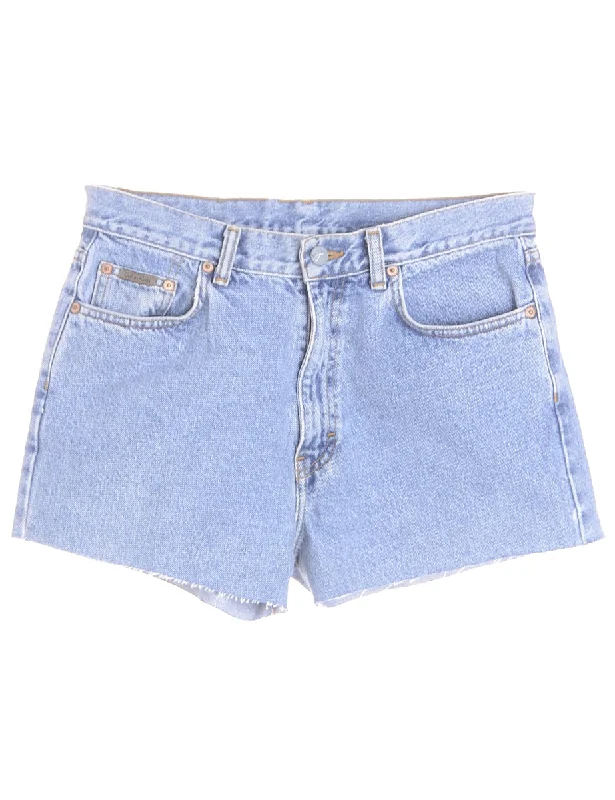 Label Molly Frayed Denim Shorts