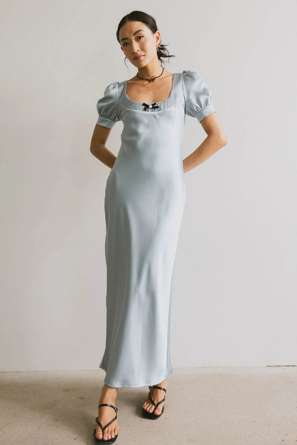 Birdie Satin Maxi Dress