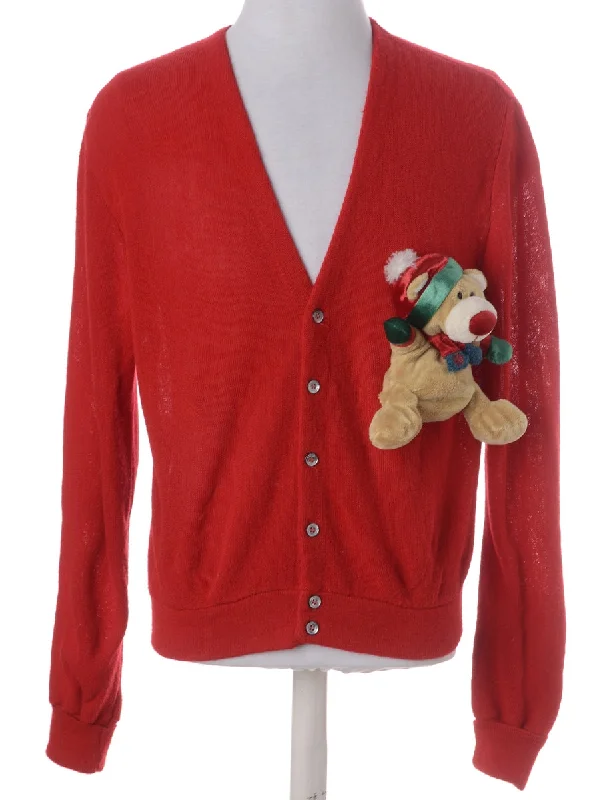 Label Novelty Christmas Cardigan