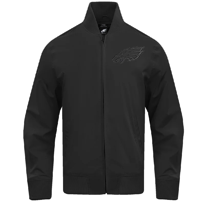 NFL PHILADELPHIA EAGLES NEUTRAL TWILL JACKET (BLACK)