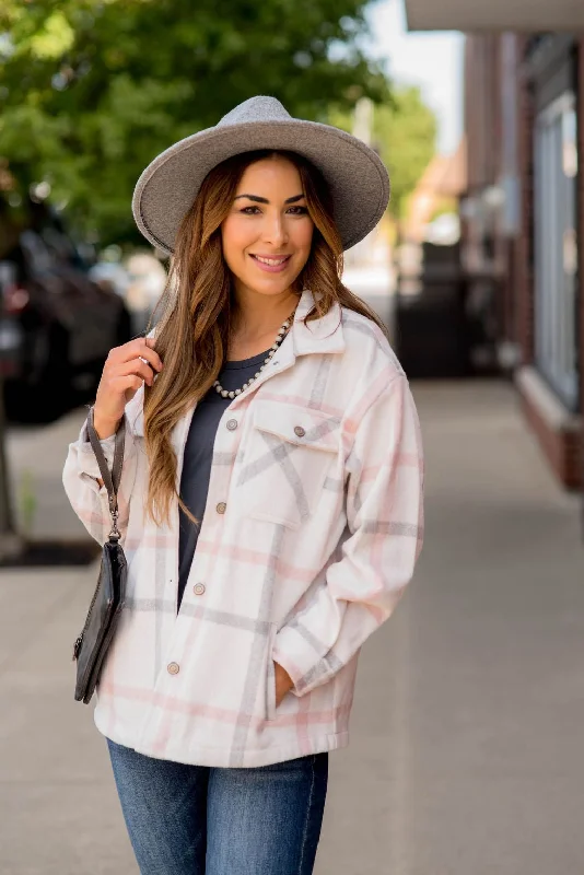 Pastel Plaid Shacket