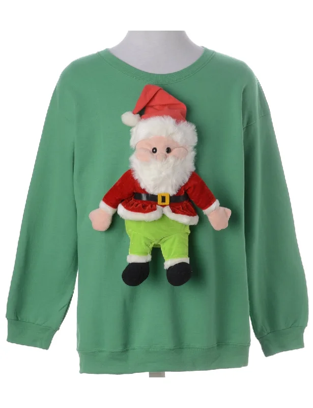 Label Novelty Christmas Sweatshirt