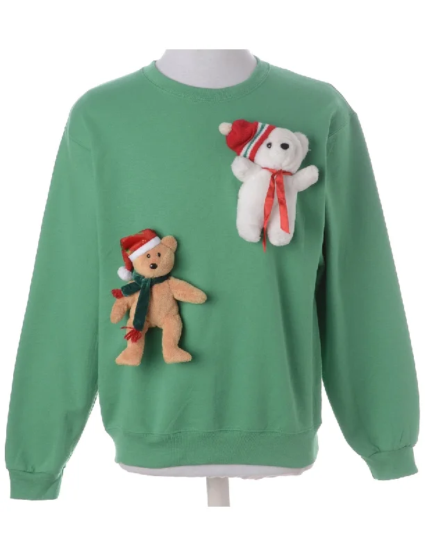 Label Novelty Christmas Sweatshirt