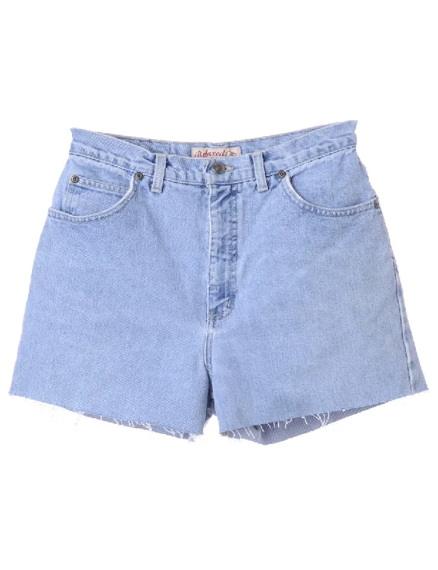 Label Molly Frayed Denim Shorts