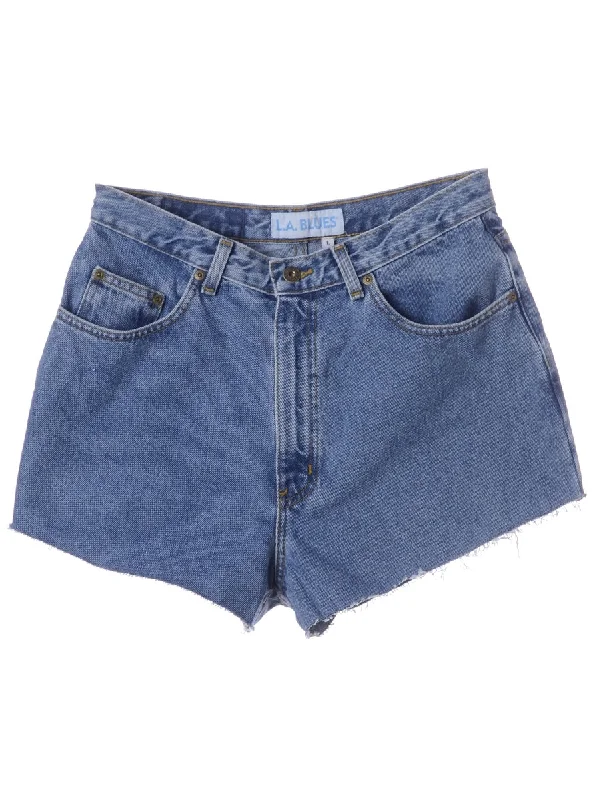 Label Molly Frayed Denim Shorts