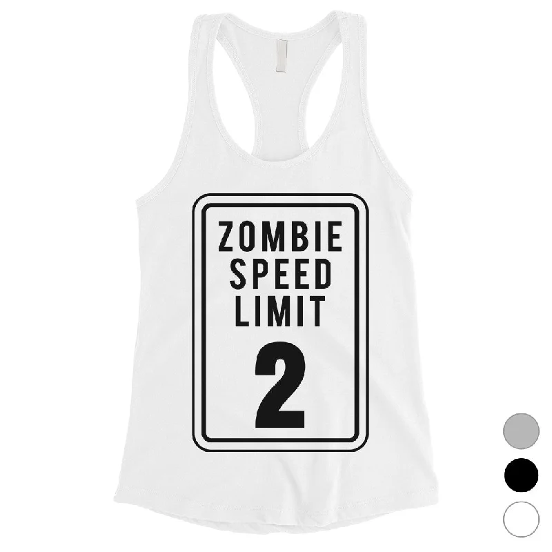 Zombie Speed Limit Womens Tank Top