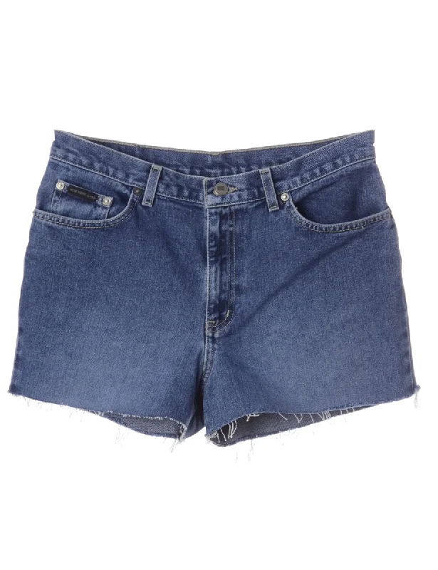 Label Molly Frayed Denim Shorts