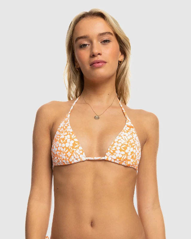 Womens Pretty Tiki Tri Bikini Top