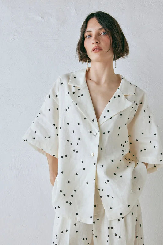 Anke Linen Shirt Dot