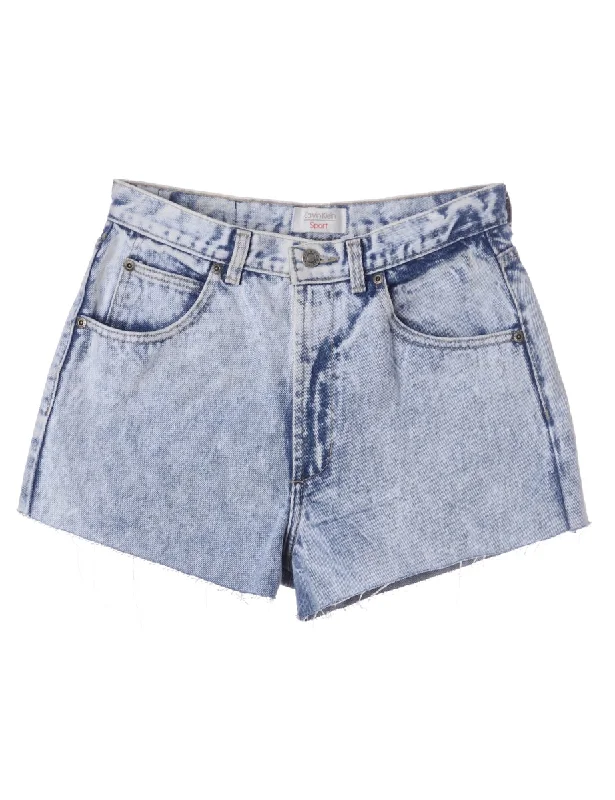 Label Molly Frayed Denim Shorts