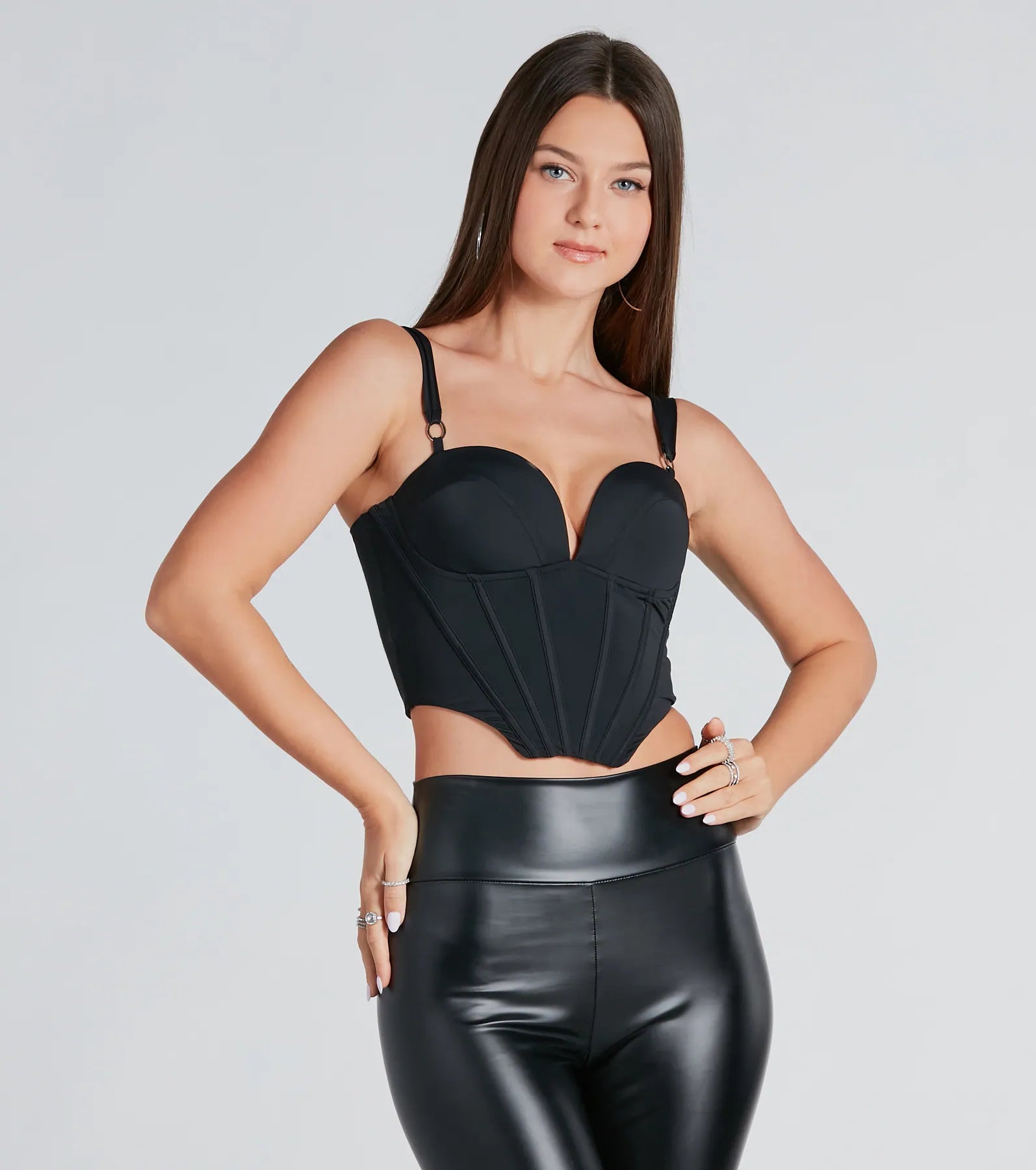 Sweet And Sultry Cropped Bustier Top