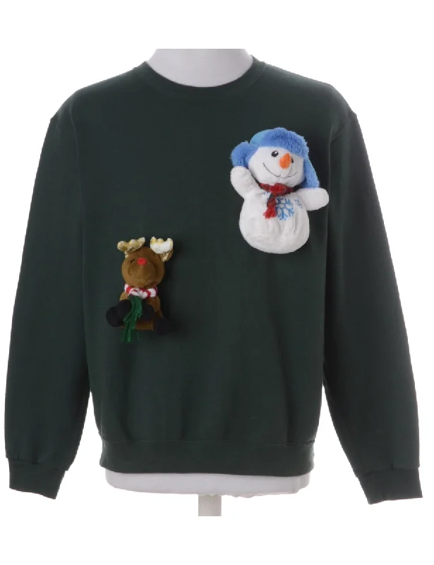 Label Novelty Christmas Sweatshirt