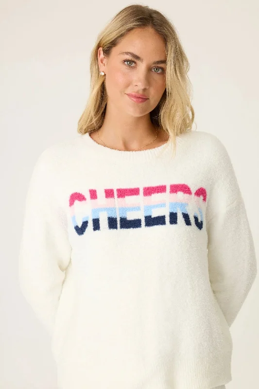 PJ Salvage: Marshmallow Party Cheers Snuggle Sweater