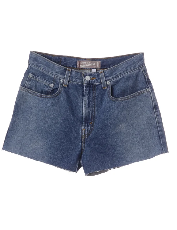 Label Molly Frayed Denim Shorts