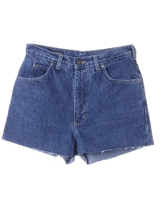 Label Molly Frayed Denim Shorts