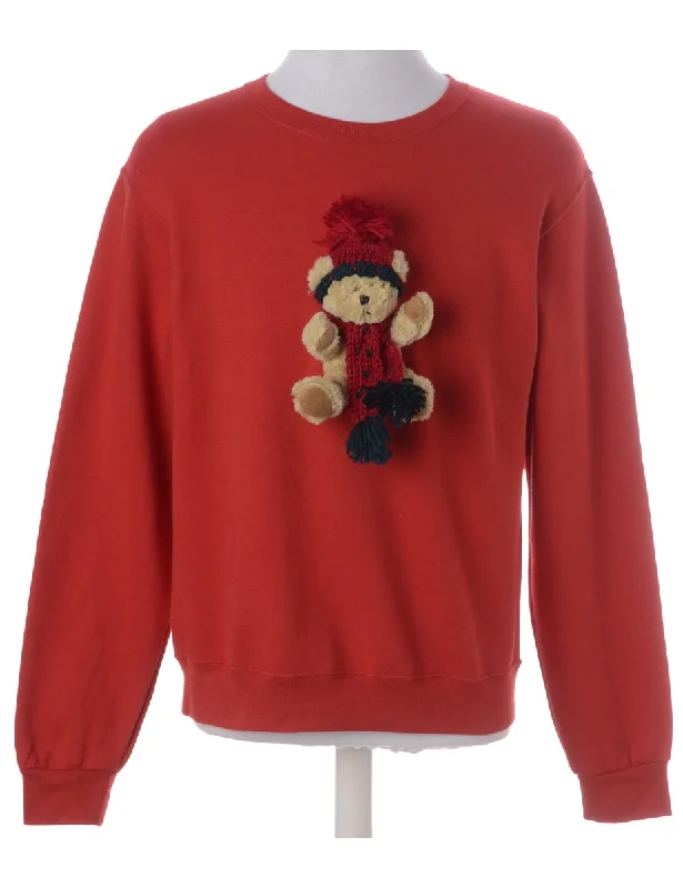 Label Novelty Christmas Sweatshirt