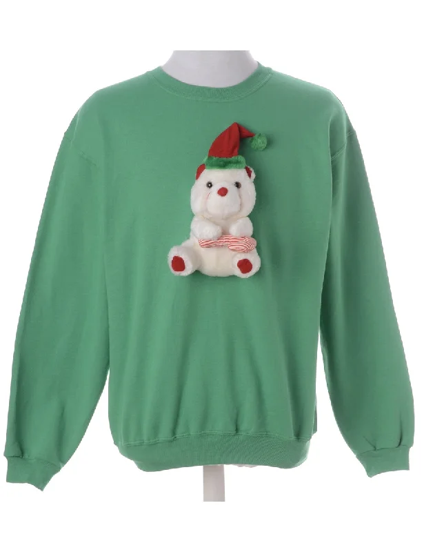 Label Novelty Christmas Sweatshirt