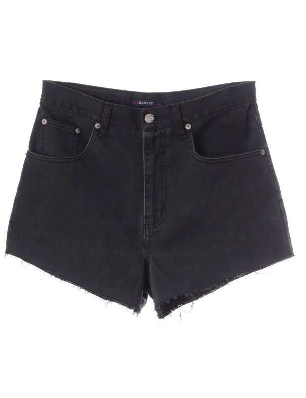 Label Molly Frayed Denim Shorts