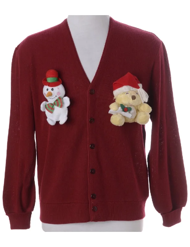 Label Novelty Christmas Cardigan