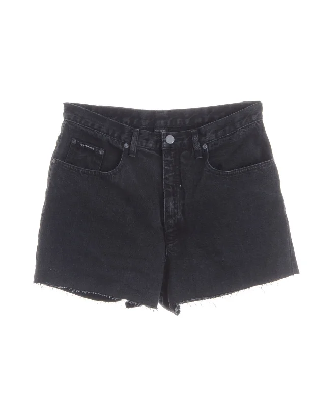 Label Molly Frayed Denim Shorts