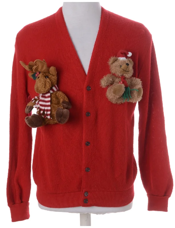 Label Novelty Christmas Cardigan