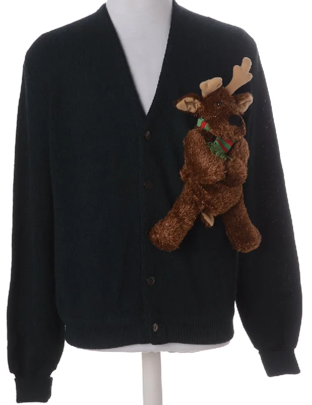 Label Novelty Christmas Cardigan