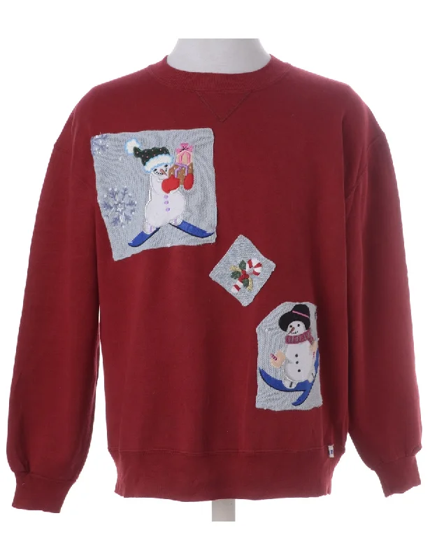 Label Novelty Christmas Sweatshirt