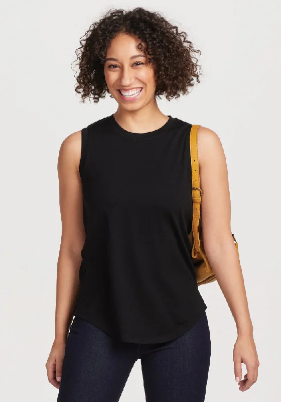 Bella Tunic Top - Black