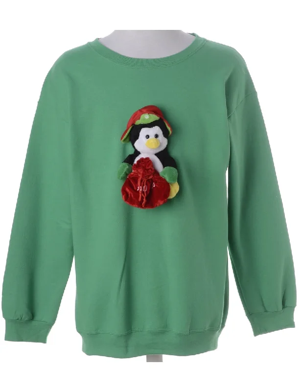 Label Novelty Christmas Sweatshirt