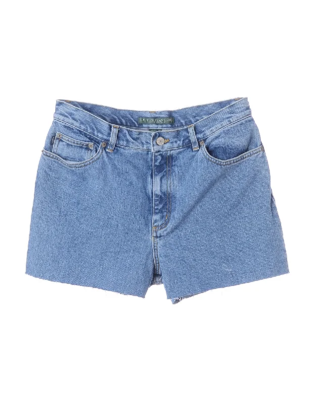 Label Molly Frayed Denim Shorts