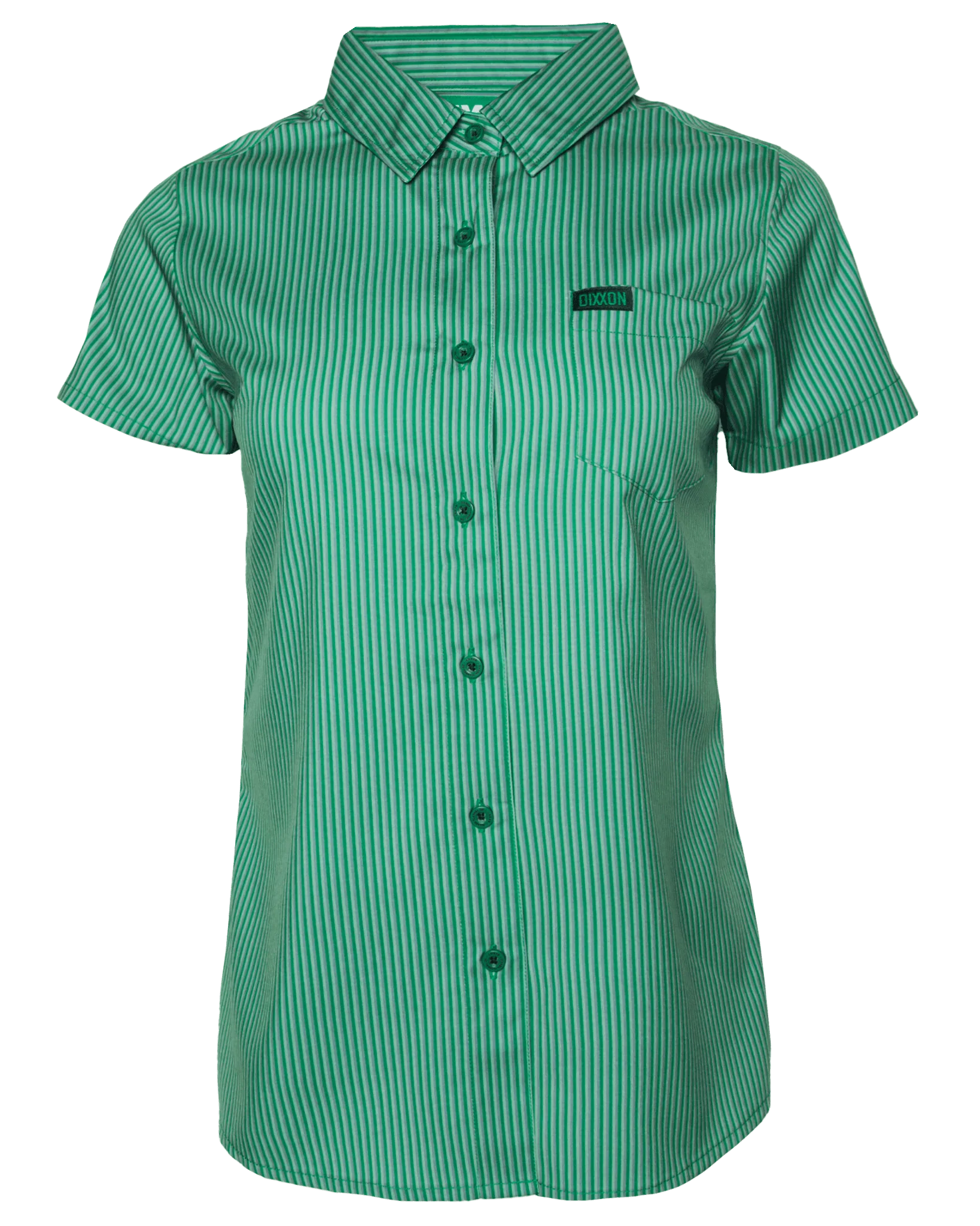 Benny Triple Stripe Women's Short Sleeve - Green