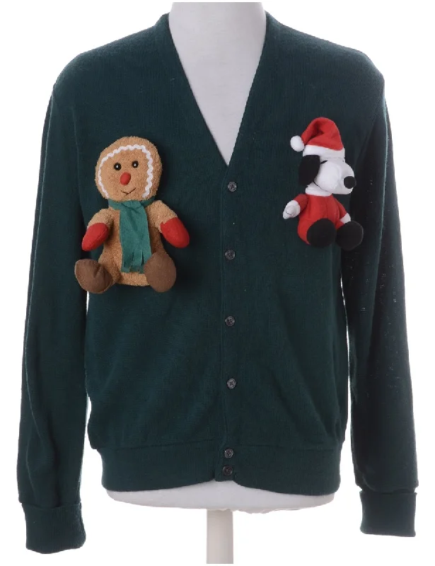 Label Novelty Christmas Cardigan