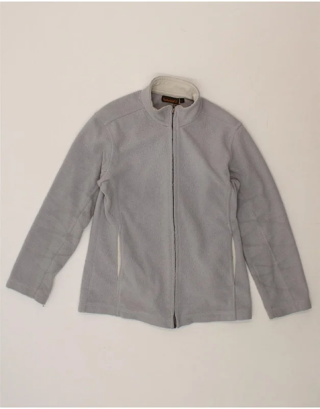 TIMBERLAND Womens Fleece Jacket UK 16 Large Grey Polyester