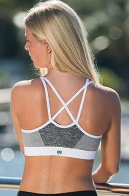 Grey Bamboo Crop Top