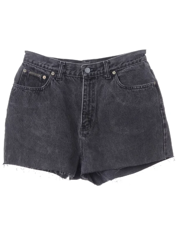 Label Molly Frayed Denim Shorts