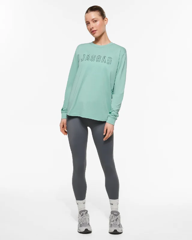 CLASSIC KEYLINE LONG SLEEVE TEE SAGE