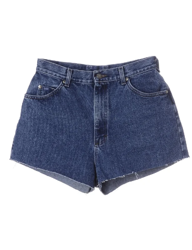 Label Molly Frayed Denim Shorts