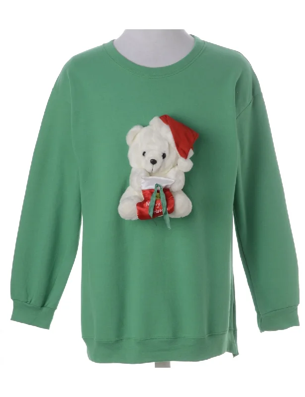 Label Novelty Christmas Sweatshirt