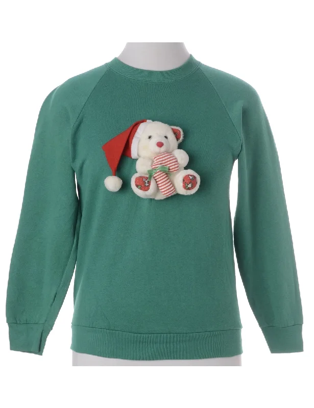 Label Novelty Christmas Sweatshirt