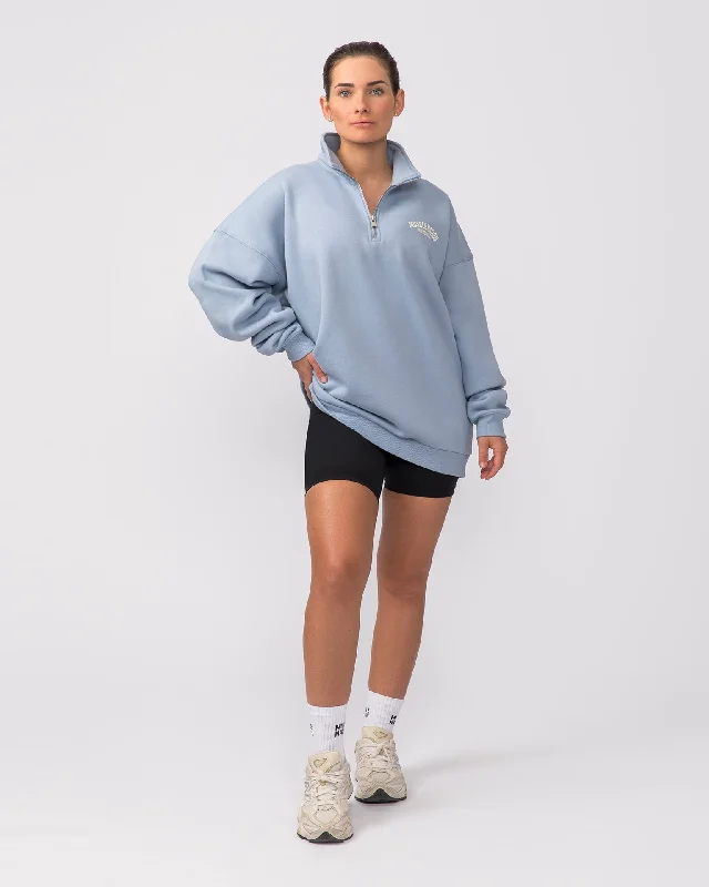 Classic Quarter Zip - Sky Blue