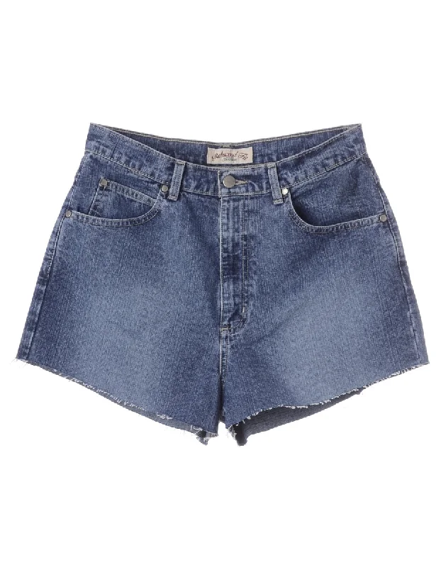 Label Molly Frayed Denim Shorts