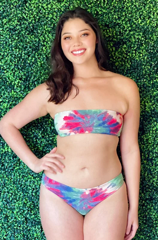 Bandeau Tie Dye Bikini Set