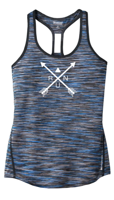 Women's Reflective Tank Top - Crossed Arrows