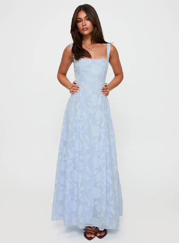 You Can Maxi Dress Blue